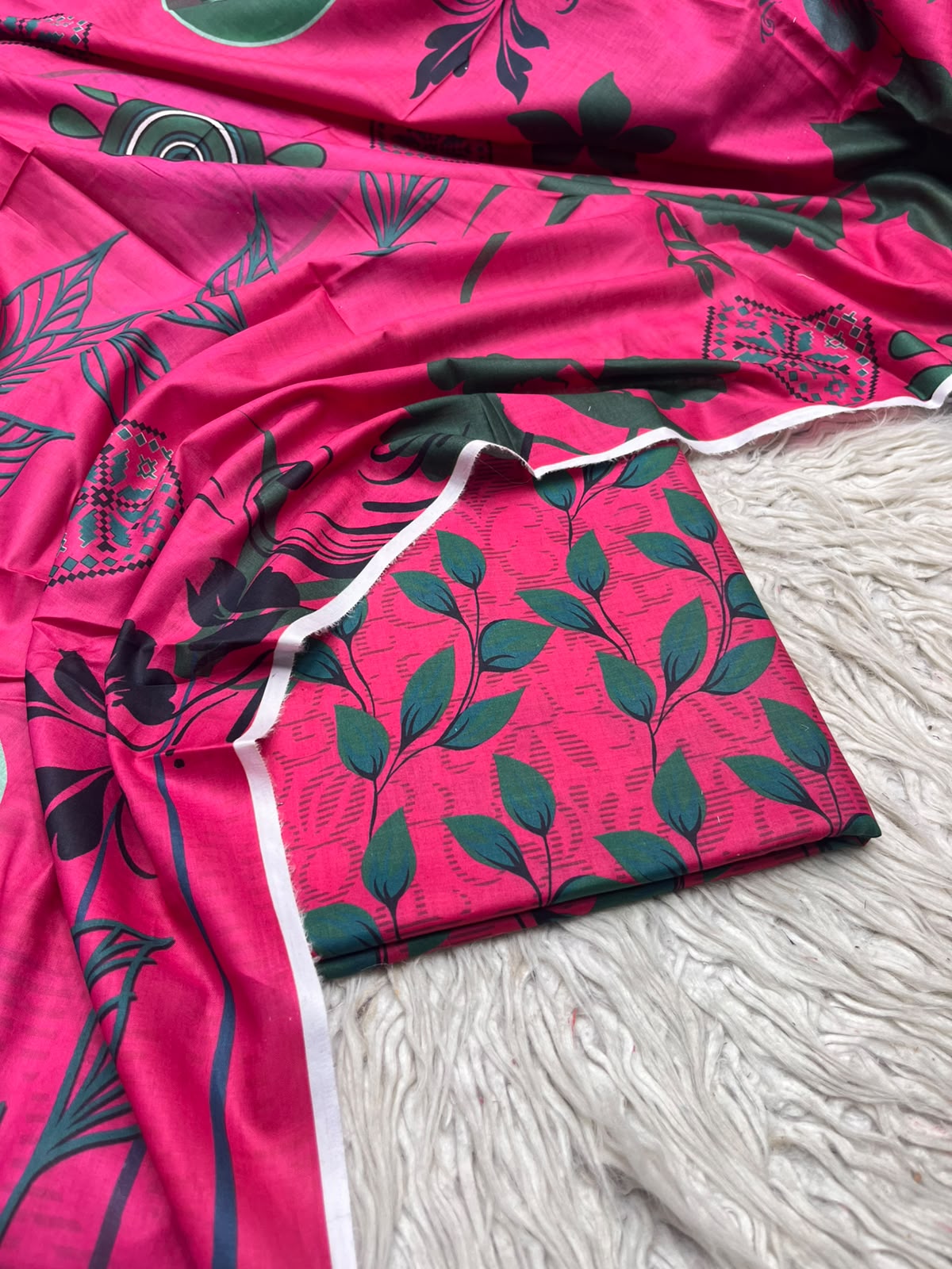 3Pc Same Digital Printed Lawn Suit 15