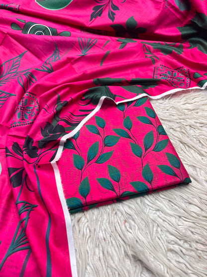 3Pc Same Digital Printed Lawn Suit 15
