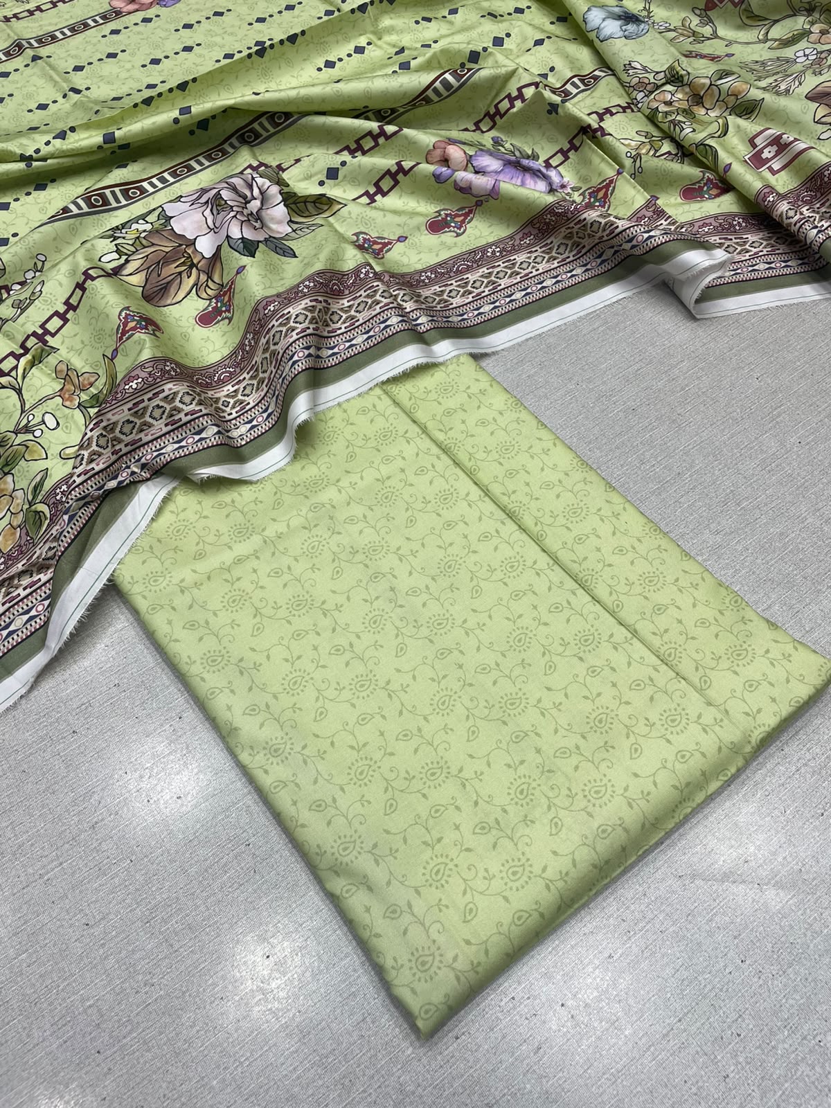 2Pc Staple Kameez & Dupatta Unstitched 63