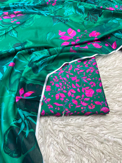 3Pc Same Digital Printed Lawn Suit 15