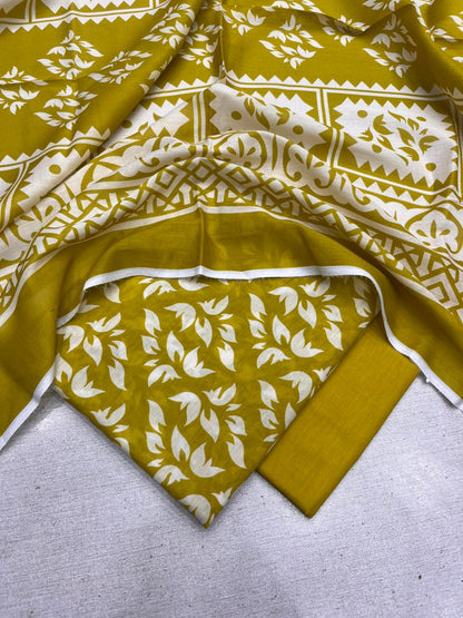 3Pc Zobia Lawn Unstitched Suit 29
