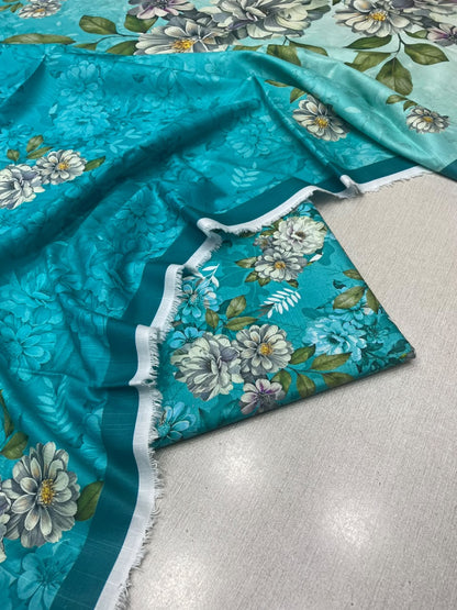 2Pc Slub Khaddar Kameez & Dupatta Suit 24