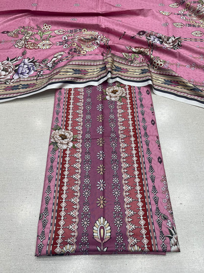 2Pc Staple Kameez & Dupatta Unstitched 63