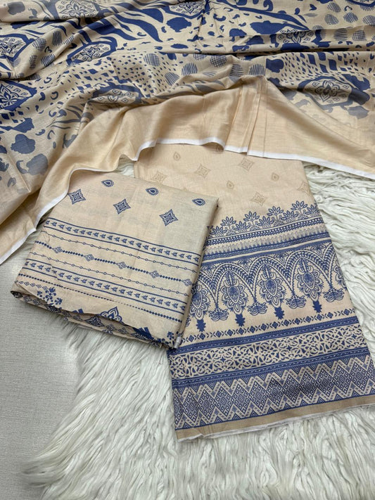 2Pc Al Karam Lawn Kameez & Dupatta - #34728