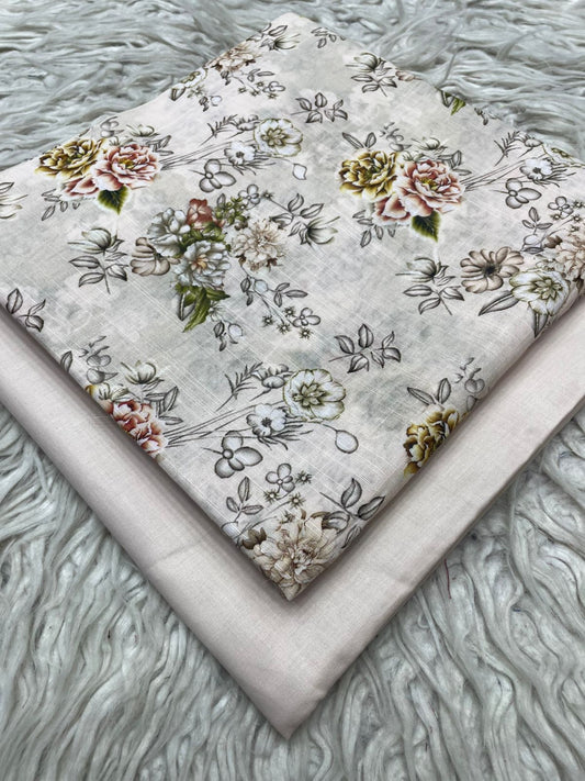 2Pc Special Edition Lawn Slub 1250