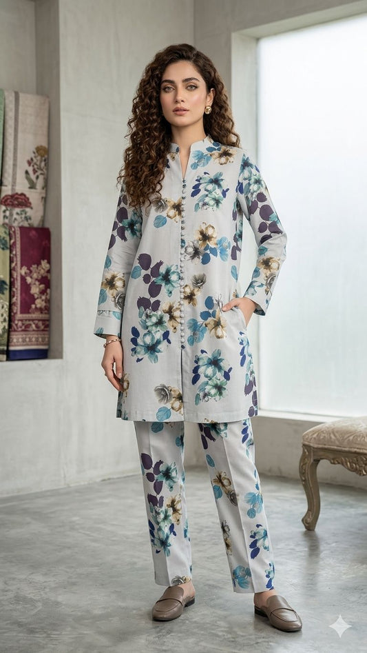 Lawn Co-Ord Set Vol-682