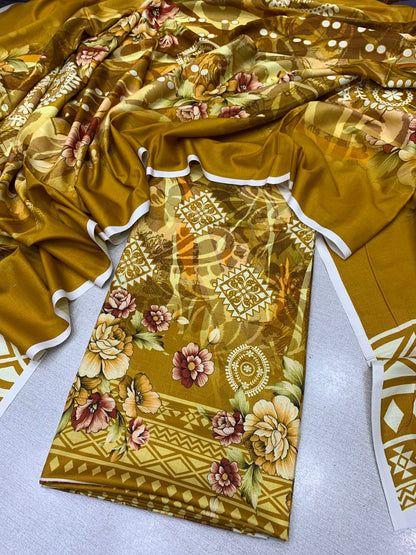 2Pc Staple Kameez & Dupatta Unstitched Suit 04