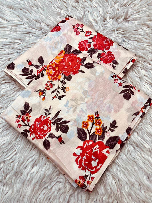 2PC Lawn Allover Digital Printed Unstitched Suit Vol-6178