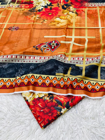 3 PC Slub Khaddar Allover Suit Vol-0101