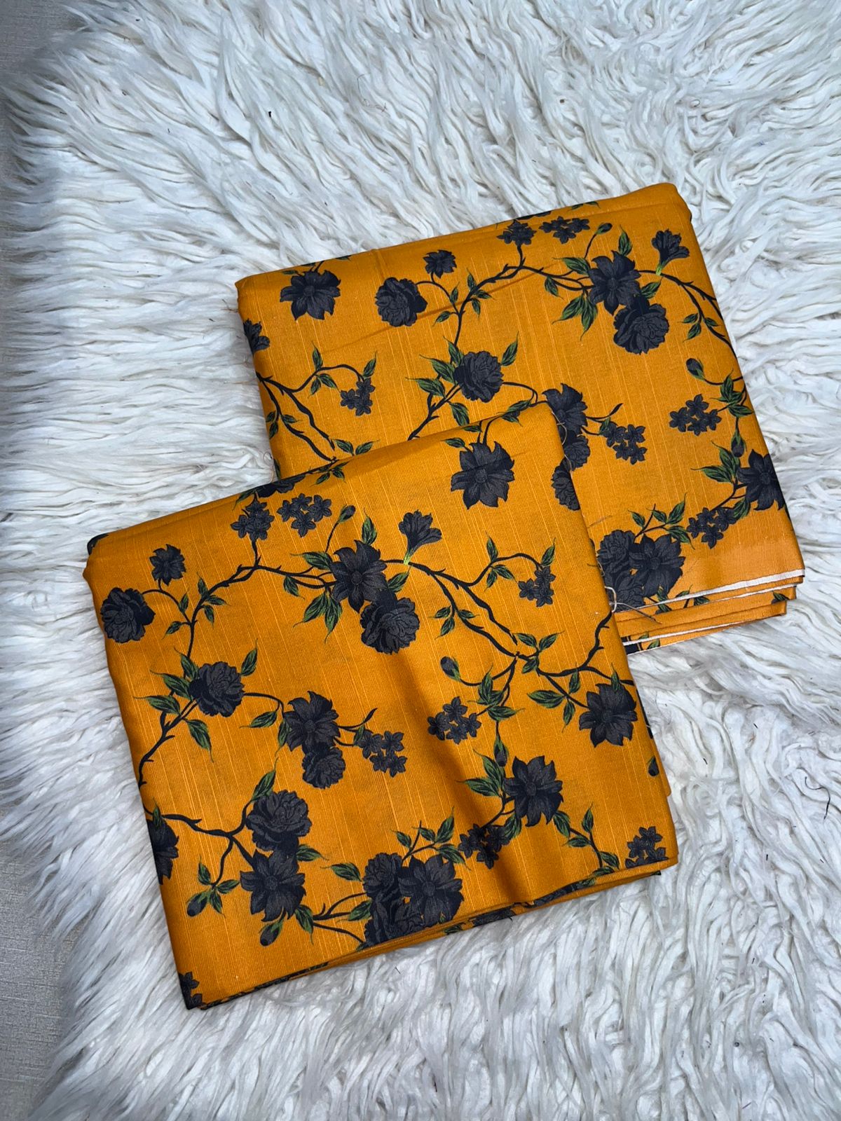 2Pc Slub Khaddar Allover Suit - 0076