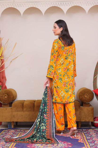 3Pc Supima Lawn Suit  - #41054