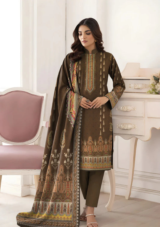3PC Bin Noor Fab Shamray Unstitched Suit Vol-28