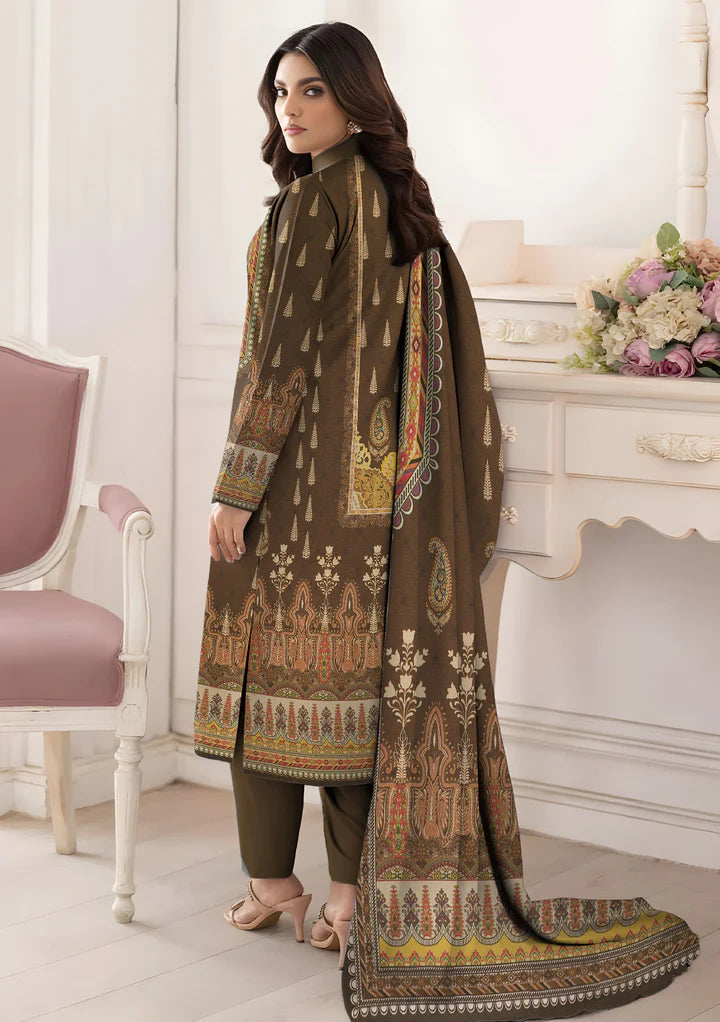 3PC Bin Noor Fab Shamray Unstitched Suit Vol-28