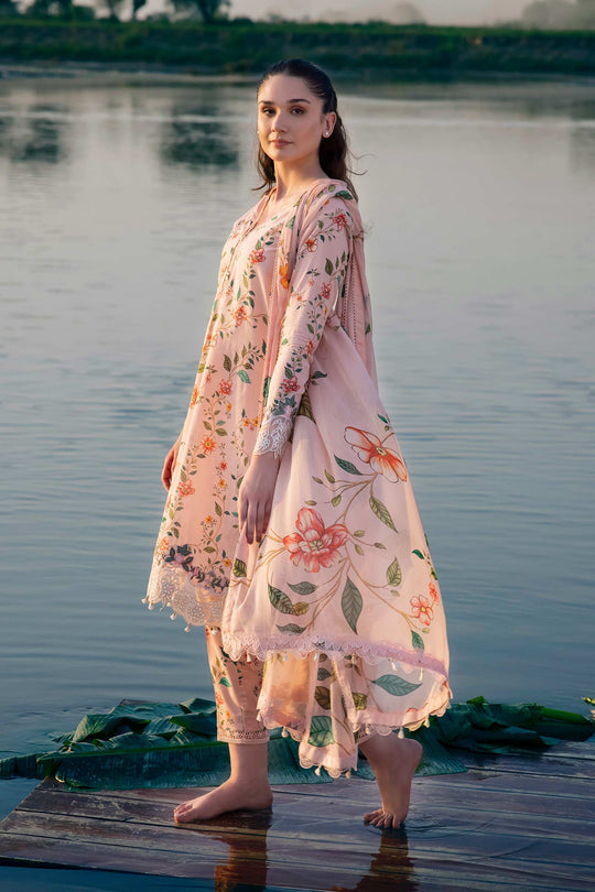 3 Piece Maria B Unstitched  Suit