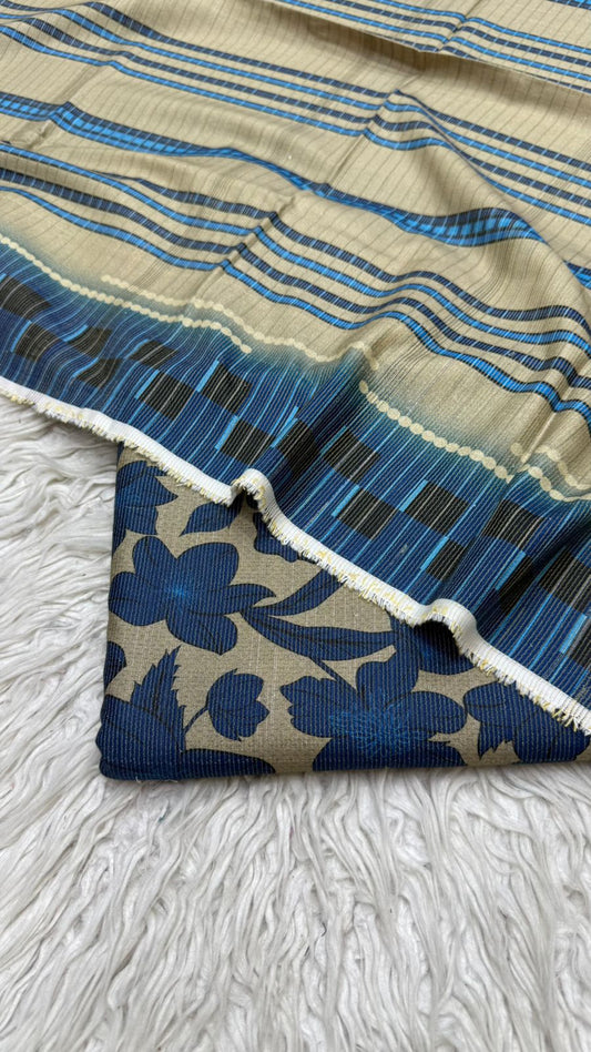 3Pc Chamki Khaddar Unstitched Suit Vol-0132