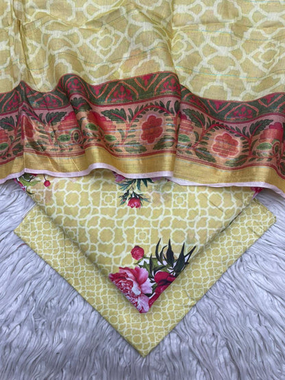 3Pc Stylo Lawn Allover Printed Vol-0011