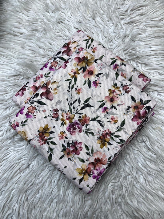 2Pc Chamki Khaddar Unstitched Suit Vol-0136