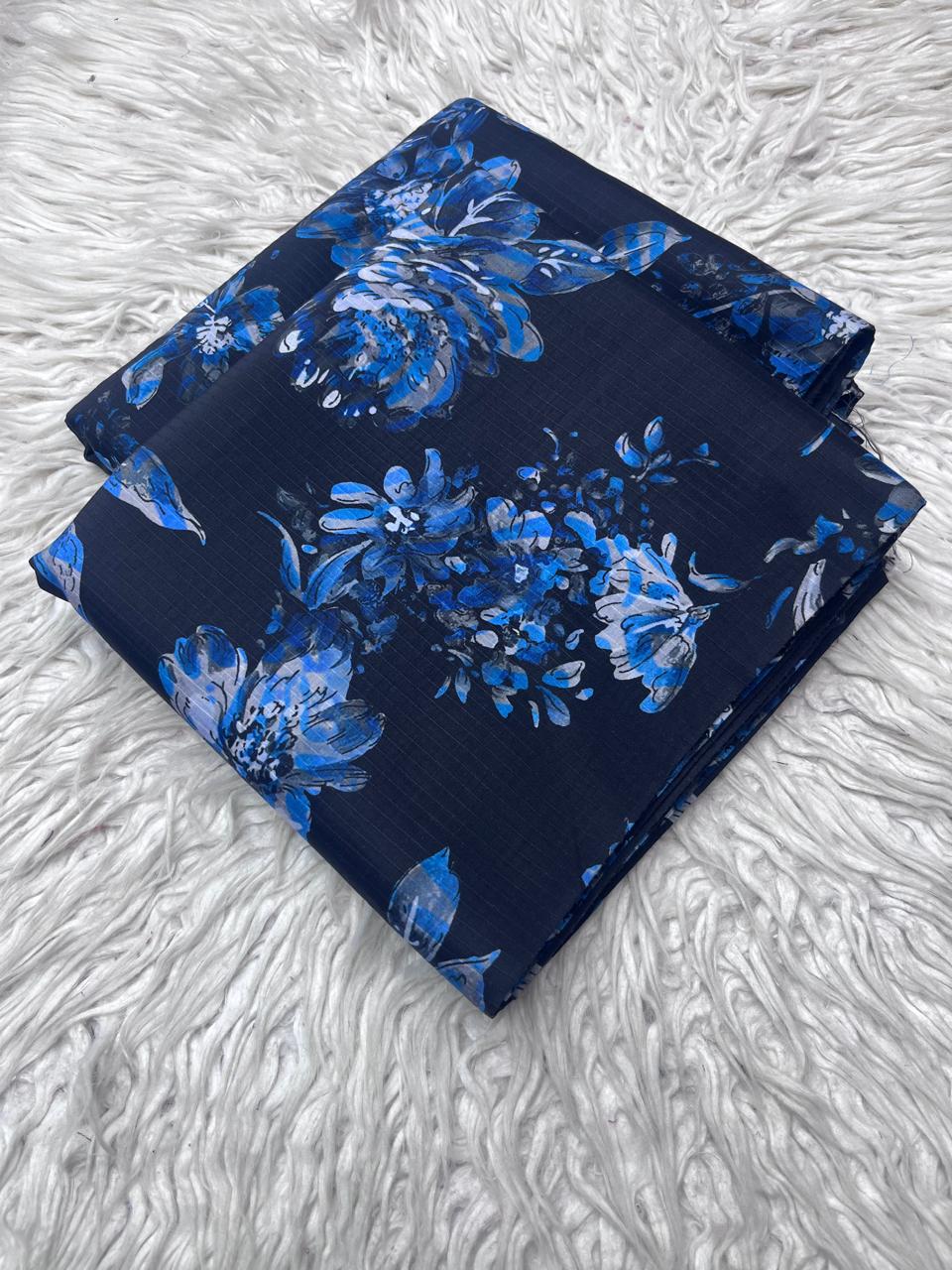 2Pc Bana Dora Linen Allover Suit Vol-3171