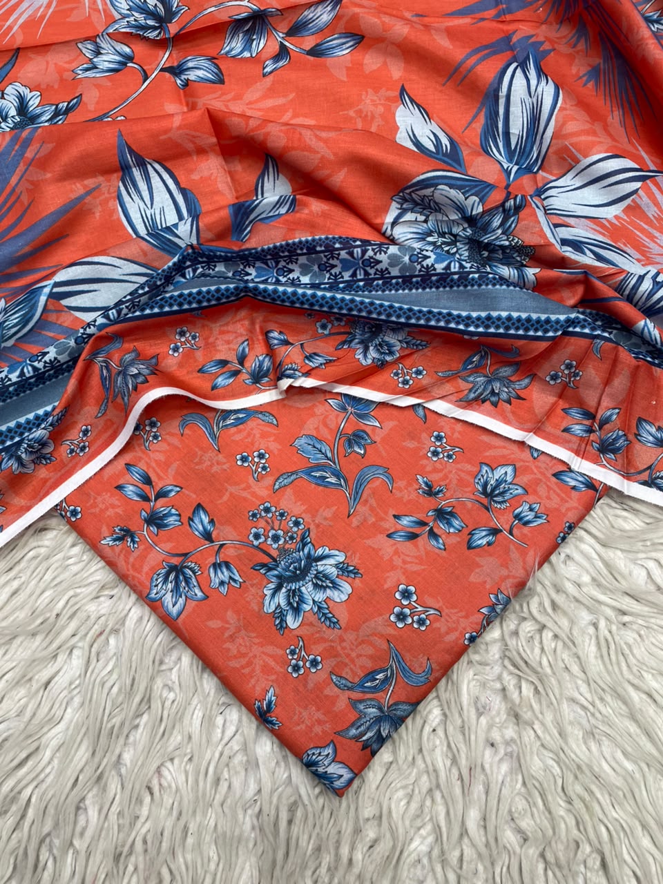 3Pc Same Digital Printed Lawn Suit 487