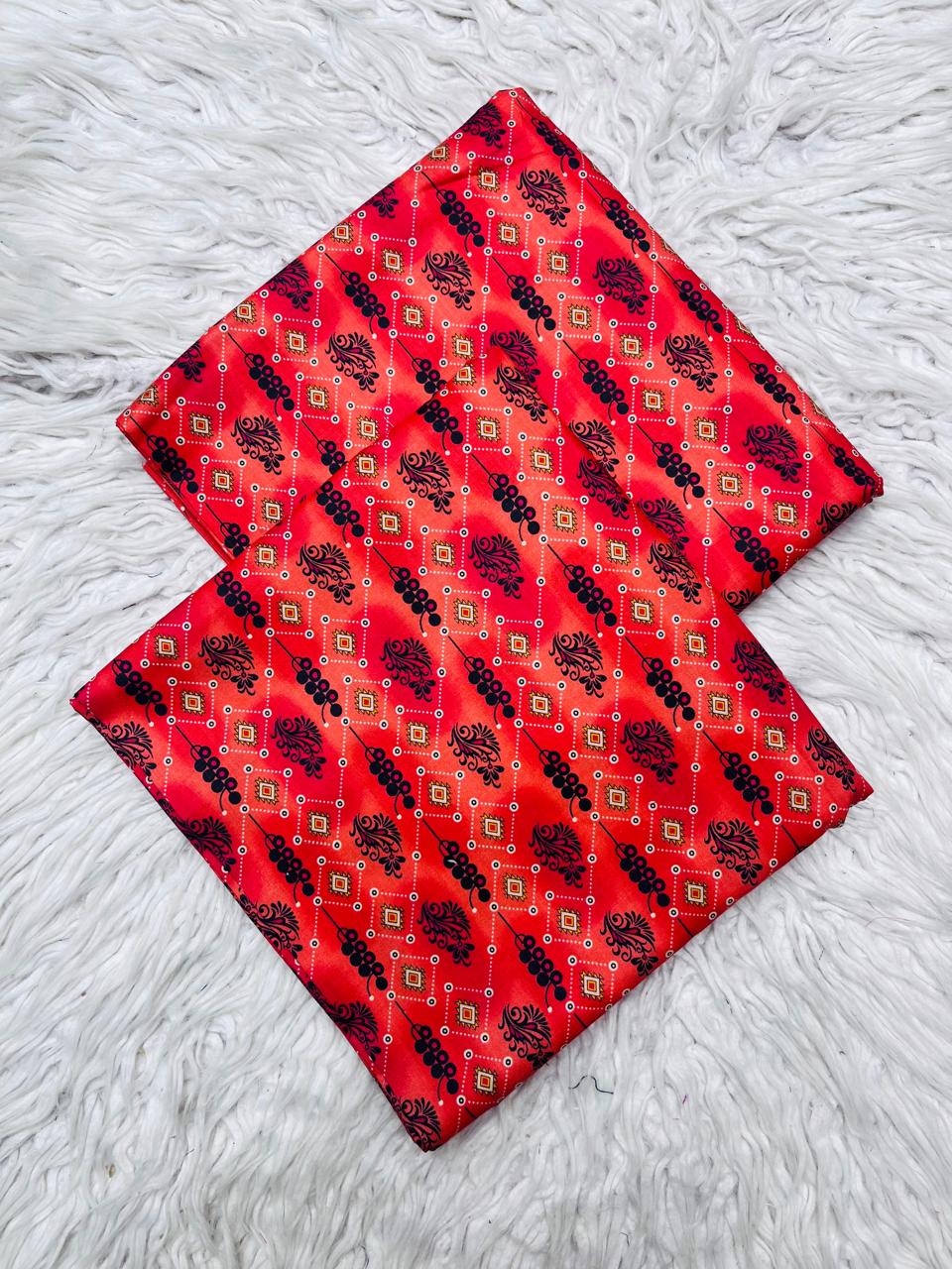 2Pc Crystal Linen Allover Suit Vol-0121