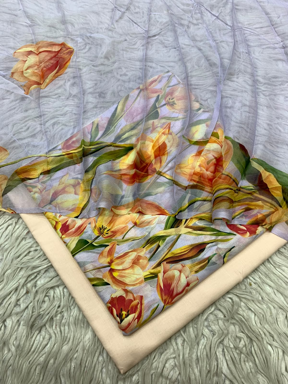 90x88 3Pc Premium Lawn Suit Vol-0020