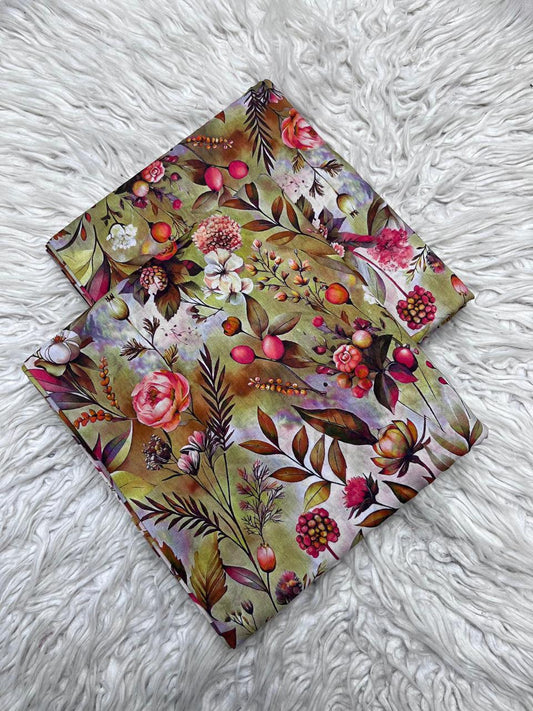 2PC Lawn Allover Digital Printed Unstitched Suit Vol-457