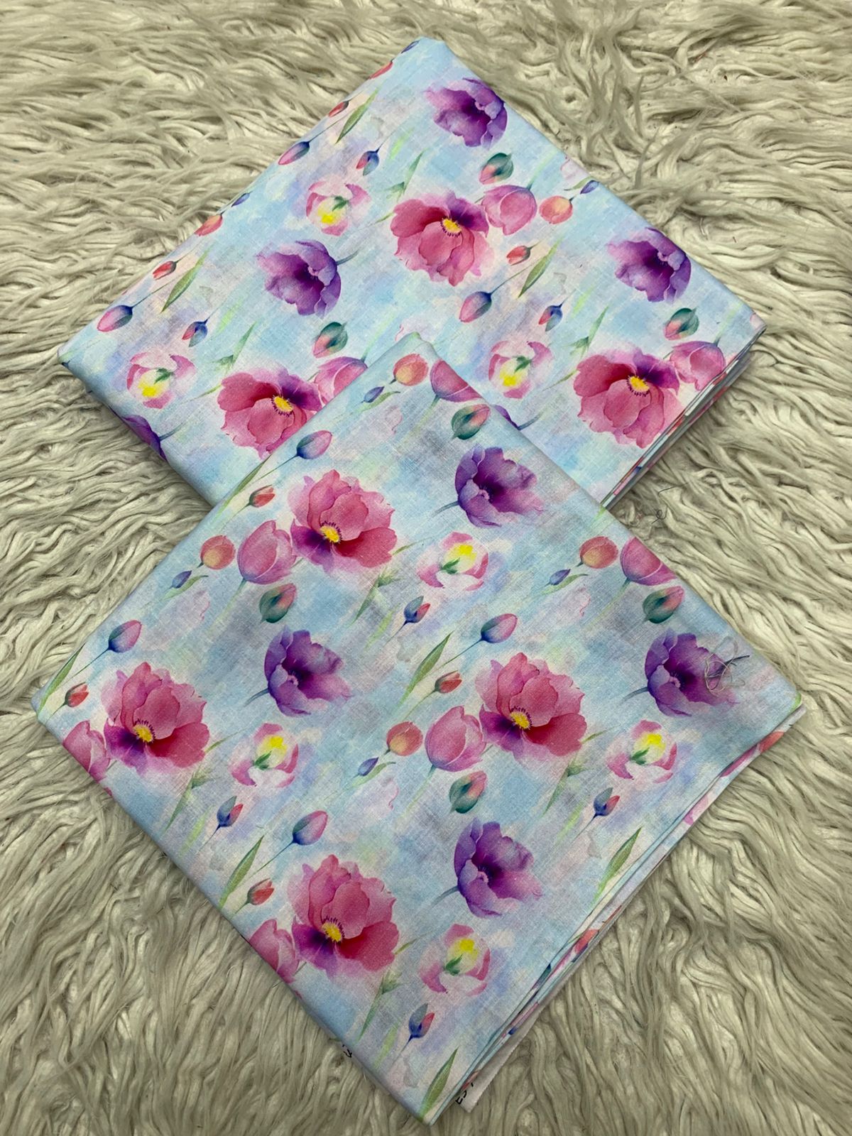 2Pc Supima Lawn Allover Suit  Vol-02