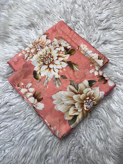 2Pc Slub Khaddar Allover Suit Vol-0086