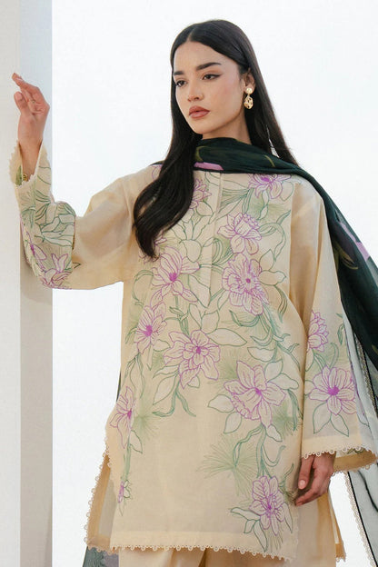 3Piece Embroidered Ricamo Dress