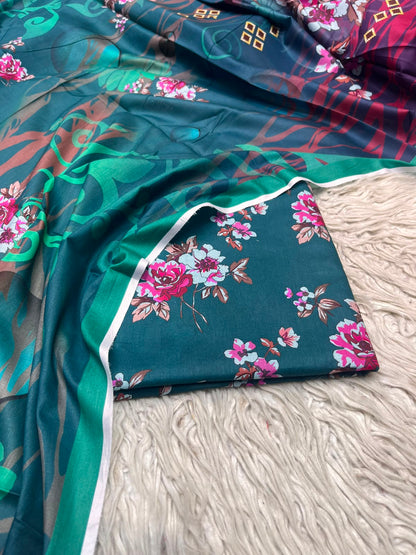 3Pc Same Digital Printed Lawn Suit 15