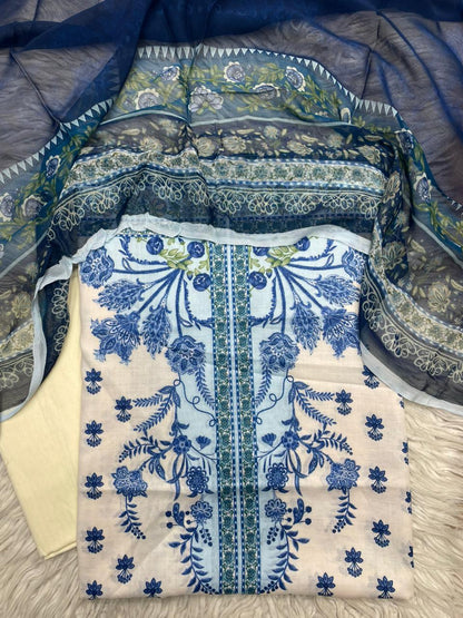 90x88 3PC Lawn Suit Vol-001
