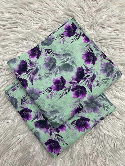 2Pc Lawn Bana Dora Digital Printed Suit Vol-18