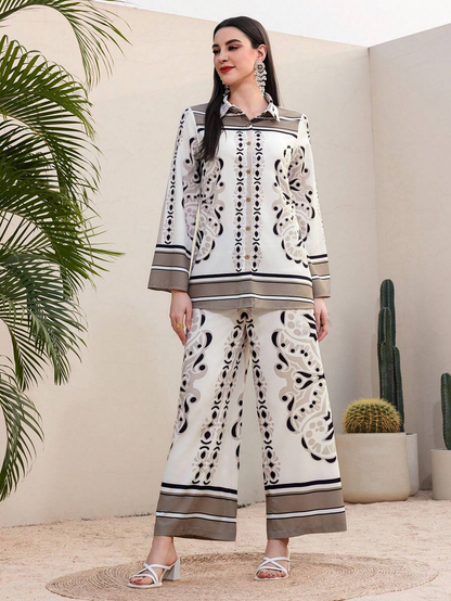 Giza Egyptian Lawn Co-Ord Set - Regina