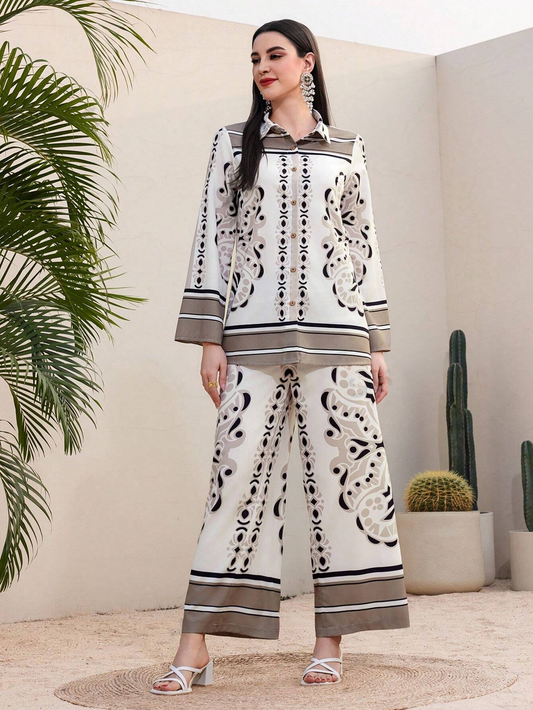 Giza Egyptian Lawn Co-Ord Set - Regina
