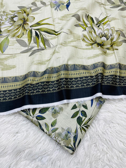 3 PC Slub Khaddar Unstitched Suit Vol-0103