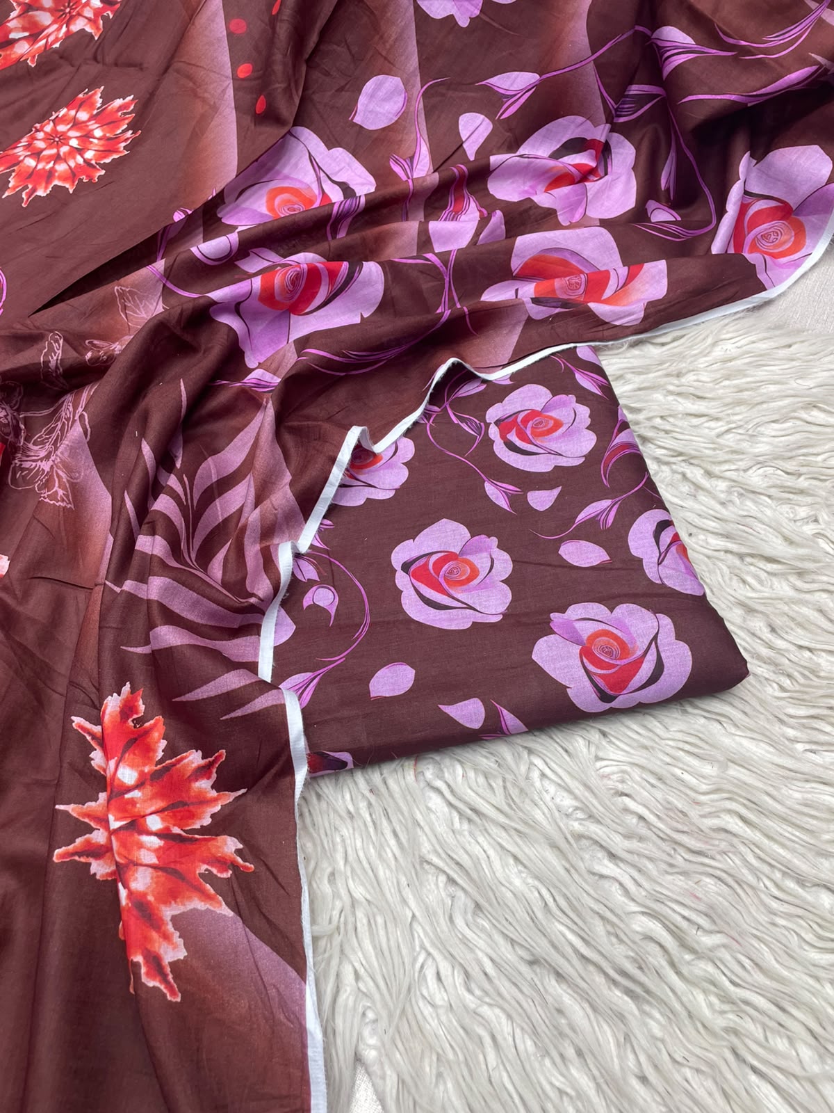 3Pc Same Digital Printed Lawn Suit 489