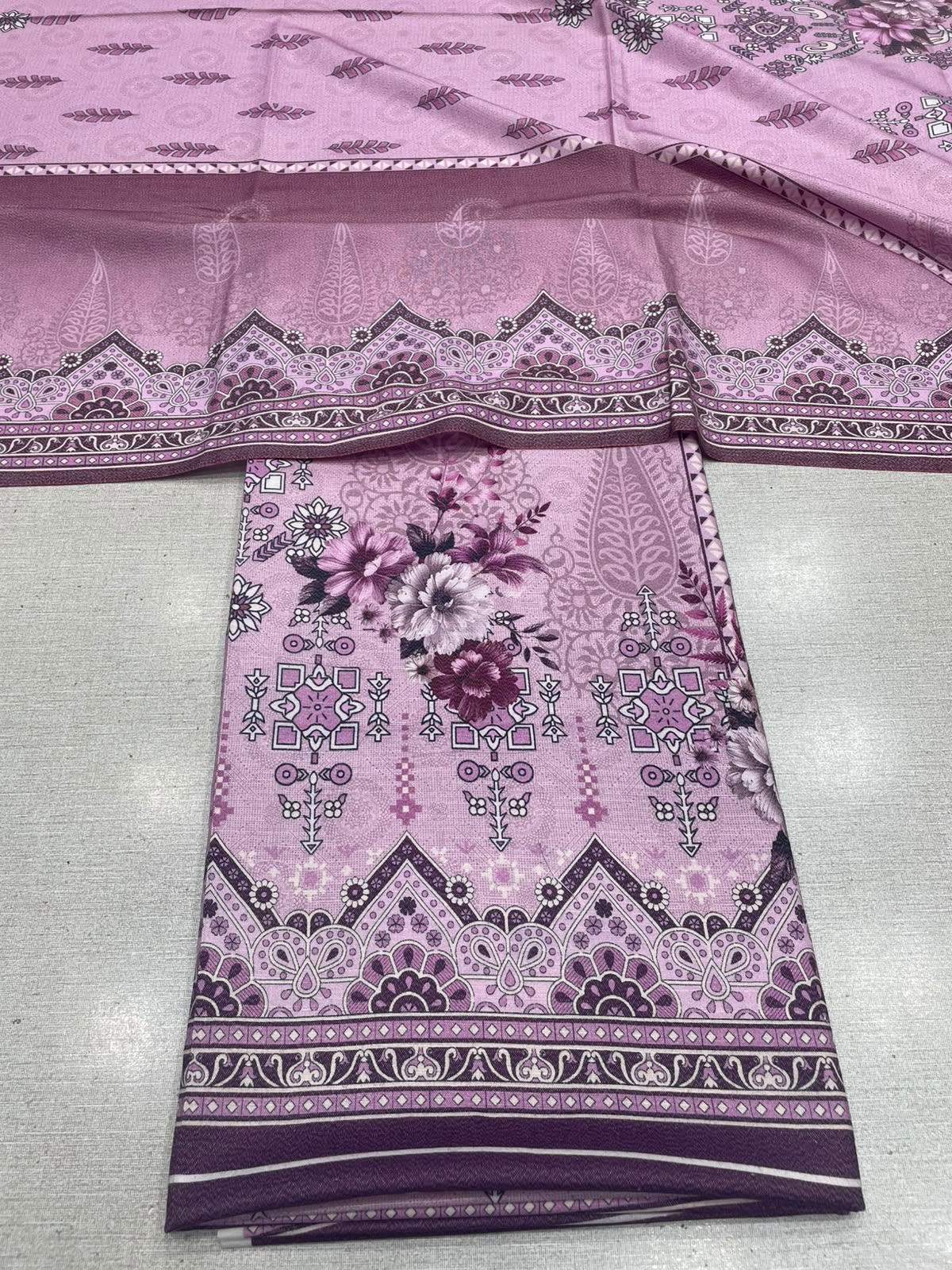 2Pc Dhanak Kameez & Dupatta Unstitched 73