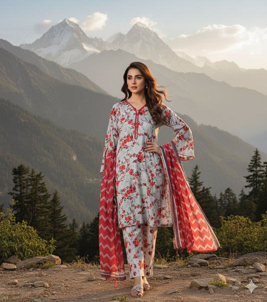 Supima 3Pc Thin Cotton D-#41056