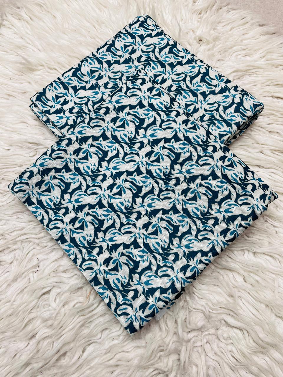 2 PC Slub Khaddar Allover Unstitched Suit Vol-0097