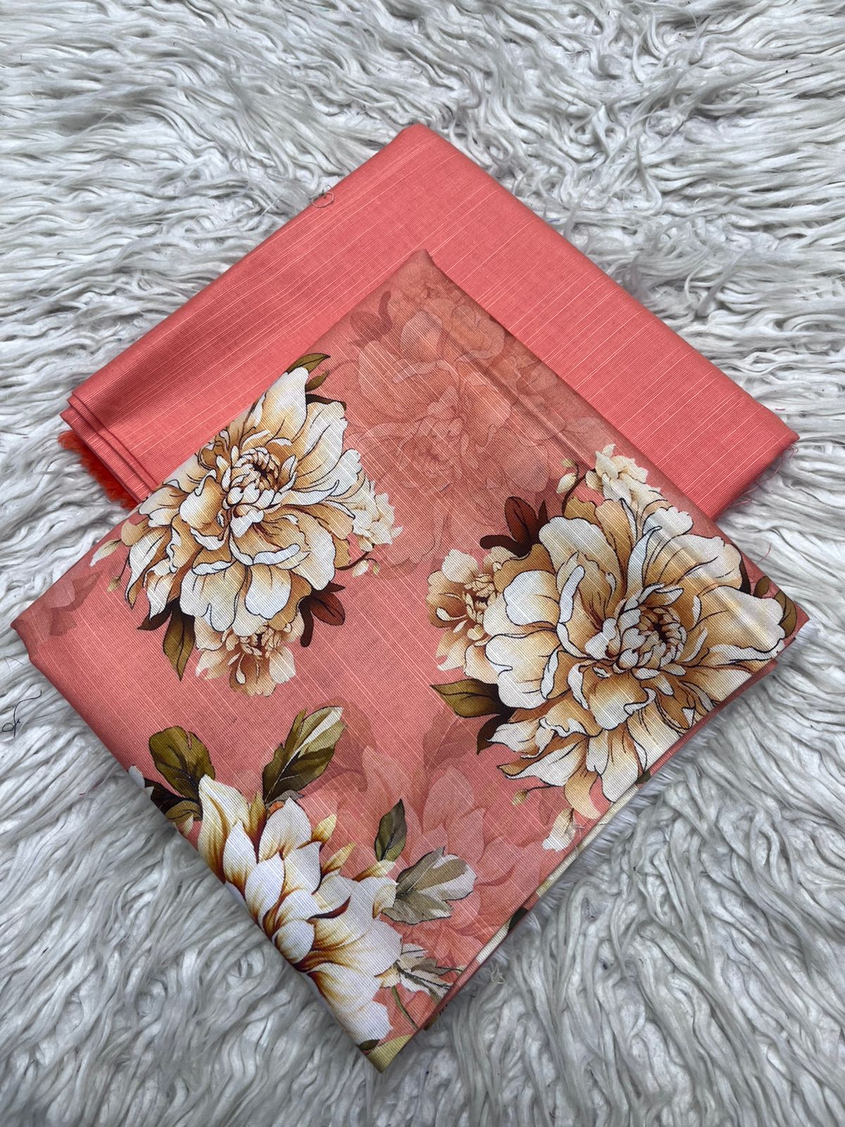 2Pc Kameez & Trouser Slub Khaddar Suit Vol-0085