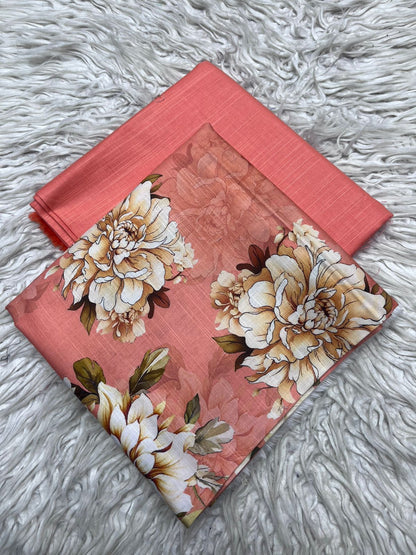 2Pc Kameez & Trouser Slub Khaddar Suit Vol-0085