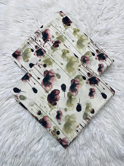 2 PC Khaddar Slub Allover Suit Vol-0093