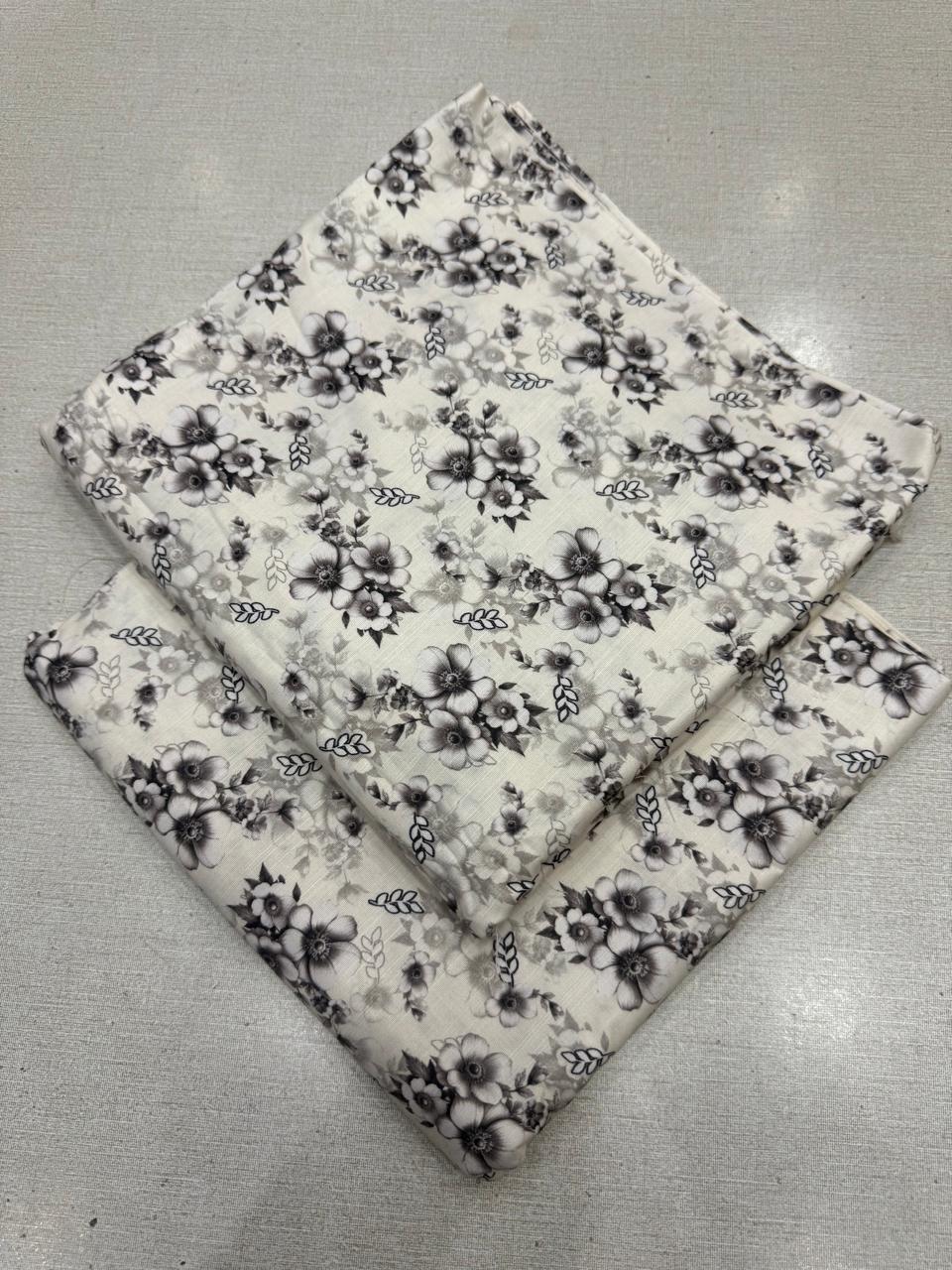 2Pc Kamal Slub Allover Unstitched Suit 61