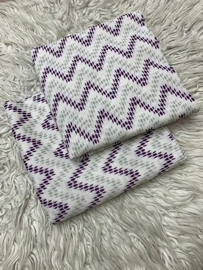 2Pc Supima Cross Slub Lawn Unstitched Suit  Vol-973