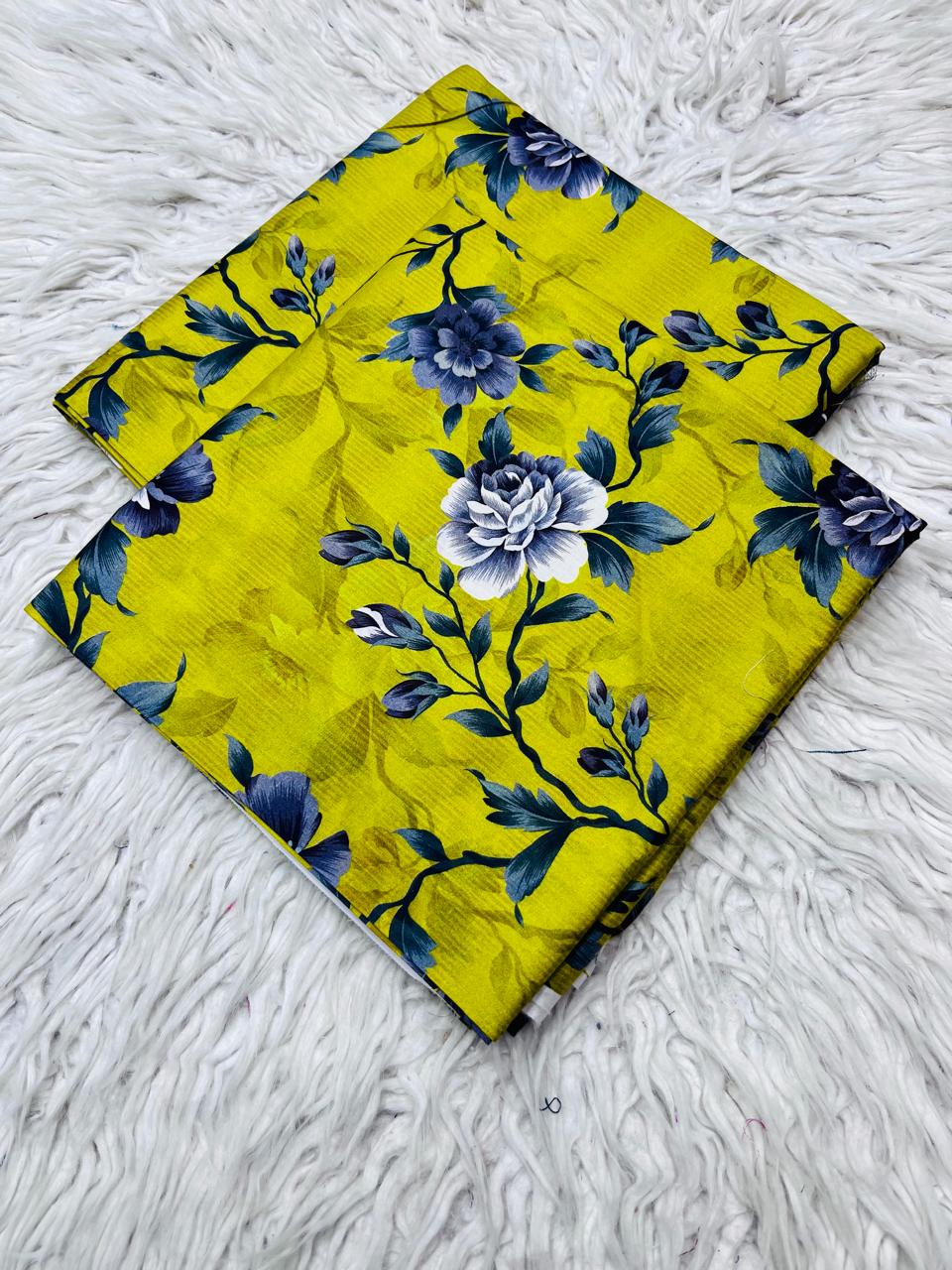 2PC Lawn Allover Digital Printed Unstitched Suit Vol-6178