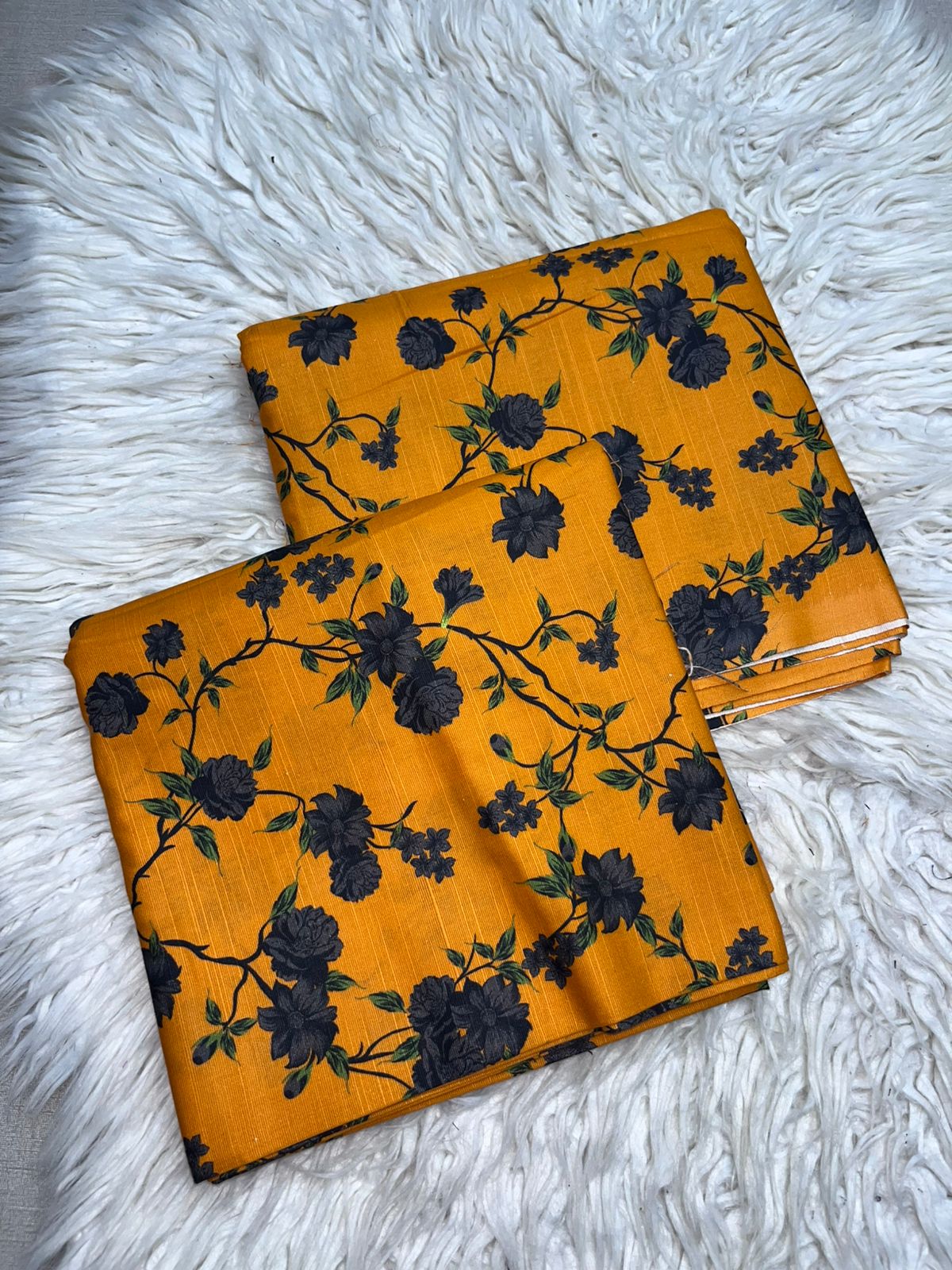 2Pc Slub Khaddar Allover Suit - 0076