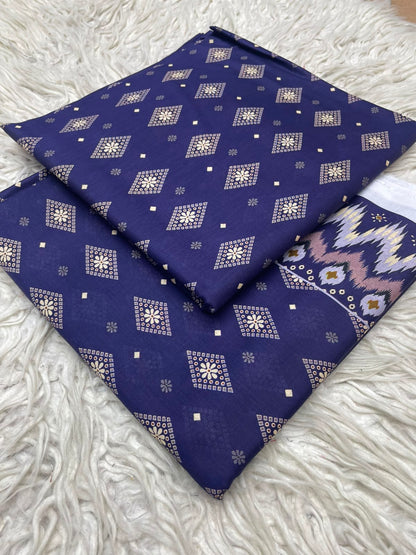 2Pc Supima Lawn Digital Printed Suit 210