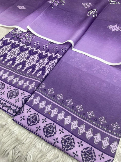 2Pc  Civic Lawn Kameez & Dupatta Vol-3193