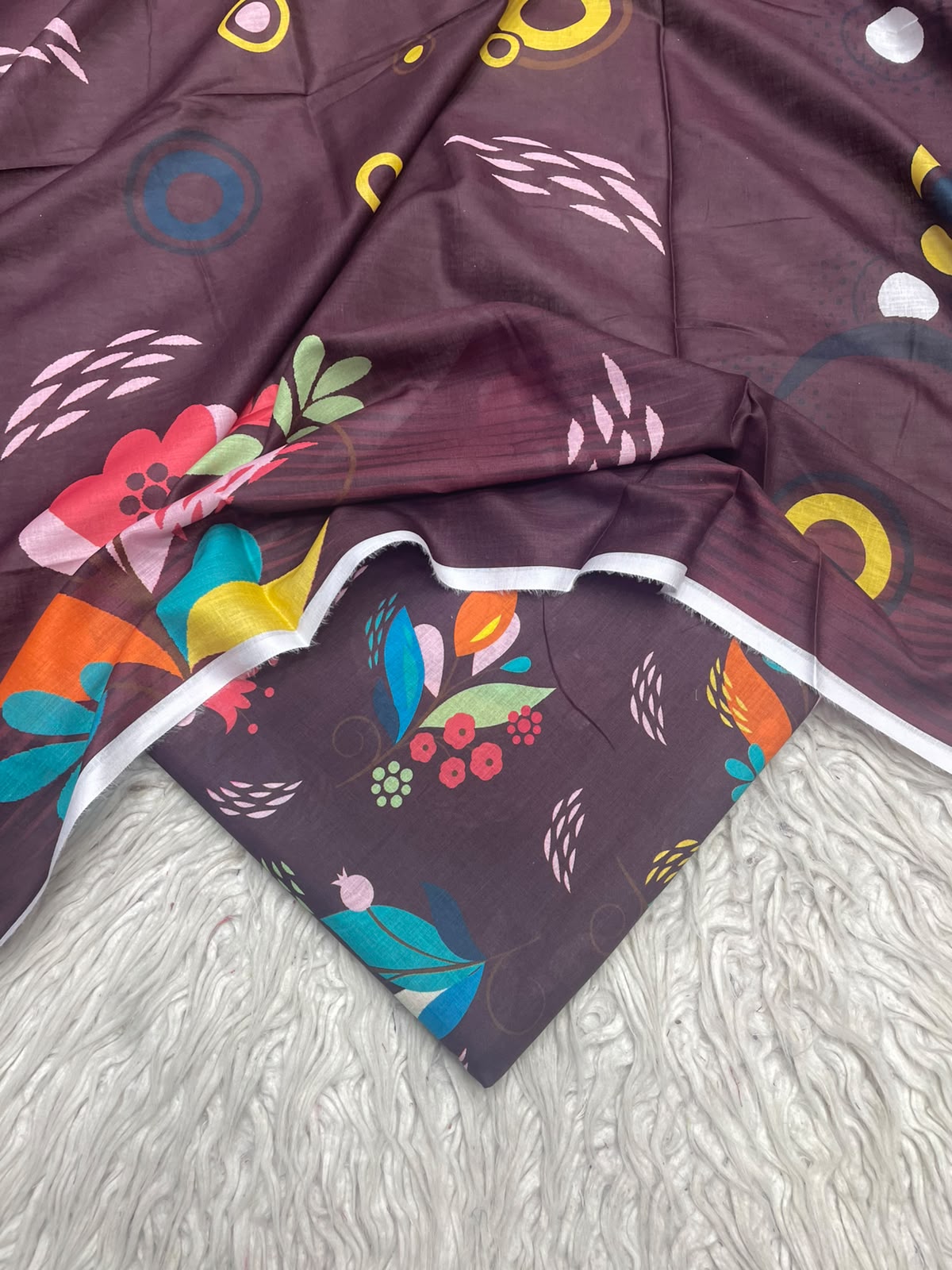 3Pc Same Digital Printed Lawn Suit 15