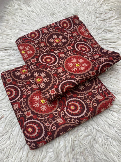 SAPPHIRE 2Pc Lawn Bana Dora Unstitched Suit Vol-0125